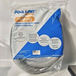 Plastiflex Deluxe FloKing Swimming Pool Filter Connection Hose - 6' x 1.5"